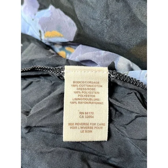 Free People RARE NWT Blue Ethic Rose Crochet Knit Tiered Floral Maxi Dress Bohem - Picture 12 of 13